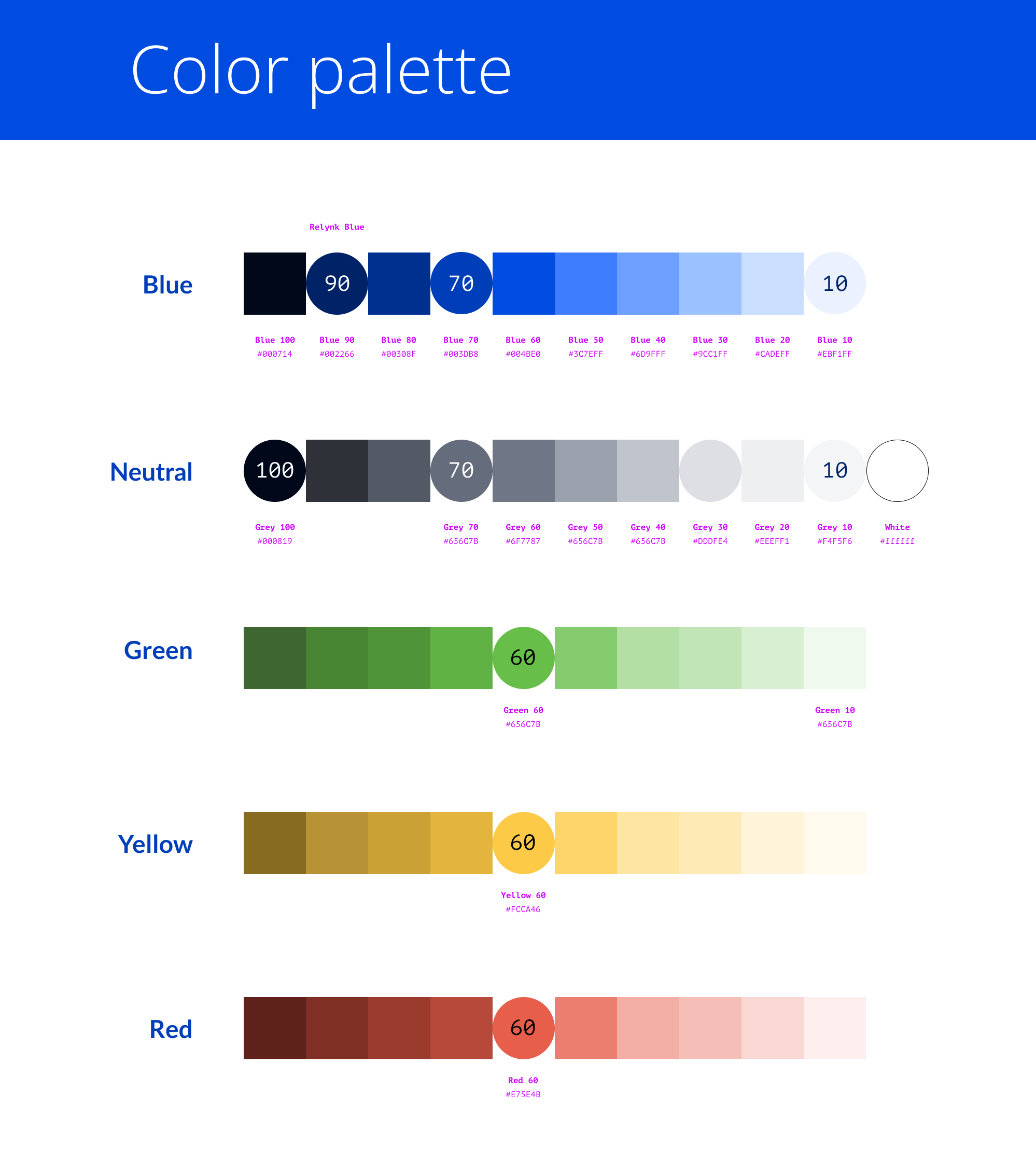 color palette